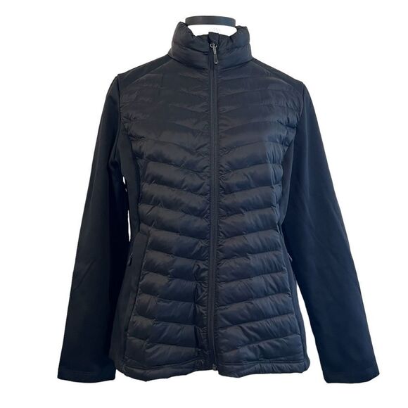 32 degrees heat brand black puffer winter jacket size medium like new - Picture 1 of 14